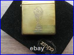 Very Rare 1998 Limited Brass Zippo Football Soccer Fifa World Cup Germany 1974