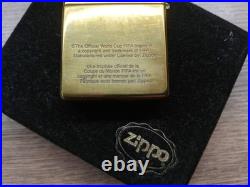 Very Rare 1998 Limited Brass Zippo Football Soccer Fifa World Cup Germany 1974