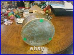 Very Rare 19th Century Handmade Indian Copper And Brass Chapati Bread Box