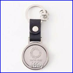 Very Rare! 2020 Tokyo Olympics Emblem Keychain Brass Black Unused Nice