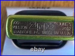 Very Rare 500 Million Bottom Stamp Barrett Smythe Voodoo Lurid Zippo Lighter
