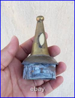 Very Rare Ancient Aladdin's Genie Oil Lamp Brass Magic ANTIQUE Bone Camel Copper