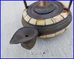 Very Rare Ancient Aladdin's Genie Oil Lamp Brass Magic ANTIQUE Bone Camel Copper