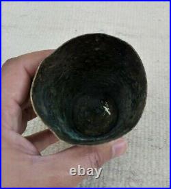 Very Rare Ancient Style Viking Brass Mug Beer Goblet Primitive Art Authentic