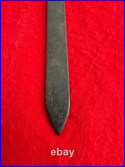 Very Rare Antique 1890 Fraternal Cadet Artillery Style Short Sword No Scabbard