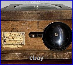 Very Rare! Antique (1890's) Junghans Alarm Mini Mantle Clock