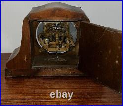 Very Rare! Antique (1890's) Junghans Alarm Mini Mantle Clock