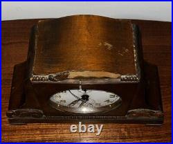 Very Rare! Antique (1890's) Junghans Alarm Mini Mantle Clock