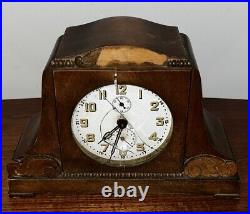 Very Rare! Antique (1890's) Junghans Alarm Mini Mantle Clock