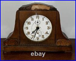 Very Rare! Antique (1890's) Junghans Alarm Mini Mantle Clock