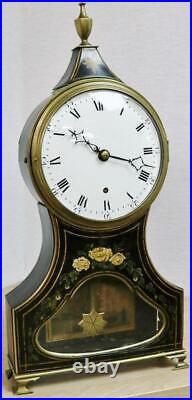 Very Rare Antique 18thC 8 Day Fusee Pinwheel Escapement Table Regulator Clock