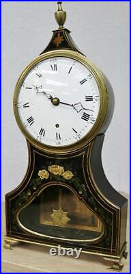Very Rare Antique 18thC 8 Day Fusee Pinwheel Escapement Table Regulator Clock