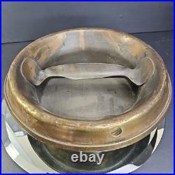 Very Rare Antique Brass Milk Container Jug Lid Amazing Piece 9 Inch Container