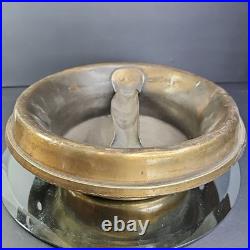 Very Rare Antique Brass Milk Container Jug Lid Amazing Piece 9 Inch Container