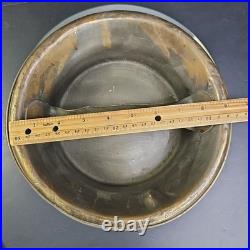 Very Rare Antique Brass Milk Container Jug Lid Amazing Piece 9 Inch Container