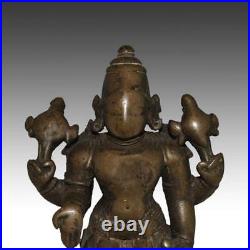 Very Rare Antique Brass Pilgrimage Altar Vishnu India Hinduism 19th Century