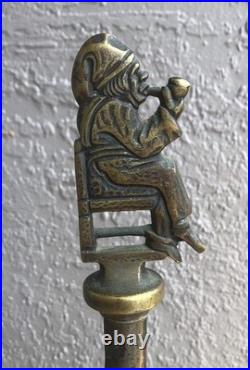 Very Rare Antique C1930 Moe Brothers Arts Crafts Gnome Floor Lamp