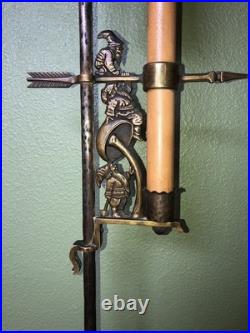 Very Rare Antique C1930 Moe Brothers Arts Crafts Gnome Floor Lamp