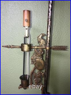 Very Rare Antique C1930 Moe Brothers Arts Crafts Gnome Floor Lamp