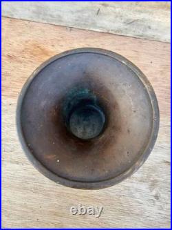 Very Rare Antique Chinese Archaic Brass Bronze inspection Flower Vase