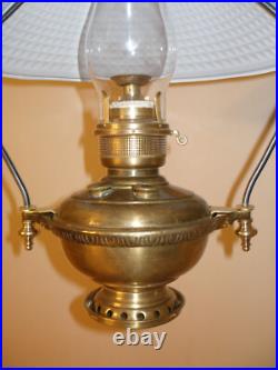 Very Rare Antique Hanging Store Oil Lamp Craighead & Kintz