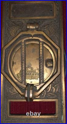 Very Rare Antique Hoover Speak-a-View Speakeasy Peephole Door Knocker