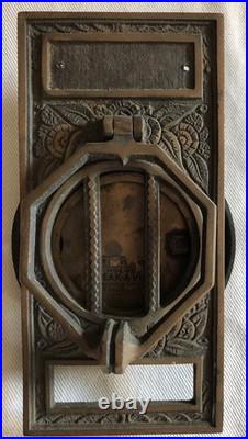 Very Rare Antique Hoover Speak-a-View Speakeasy Peephole Door Knocker