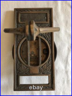 Very Rare Antique Hoover Speak-a-View Speakeasy Peephole Door Knocker