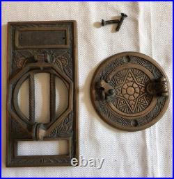 Very Rare Antique Hoover Speak-a-View Speakeasy Peephole Door Knocker