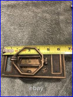 Very Rare Antique Hoover Speak-a-View Speakeasy Peephole Door Knocker