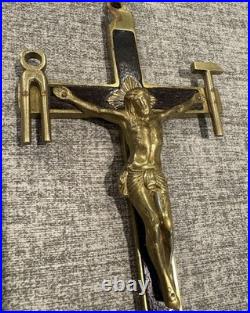Very Rare Antique La Salette Missionaries Roman Catholic Pectoral Crucifix
