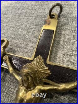 Very Rare Antique La Salette Missionaries Roman Catholic Pectoral Crucifix