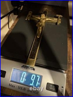 Very Rare Antique La Salette Missionaries Roman Catholic Pectoral Crucifix
