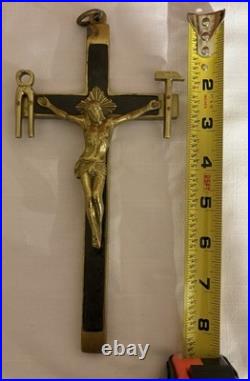 Very Rare Antique La Salette Missionaries Roman Catholic Pectoral Crucifix