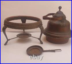 Very Rare Antique Moroccan Brass Tea Kettle 19th Century