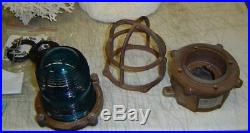 Very Rare Antique Nautical Lamp US MADE (Paulhun)