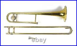 Very Rare Antique Odell by Vega Brass Trombone in Case