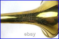 Very Rare Antique Odell by Vega Brass Trombone in Case