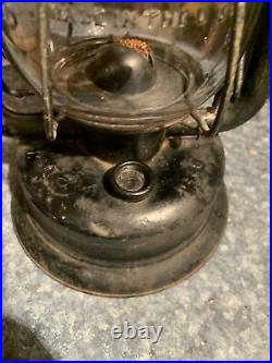 Very Rare Antique RAYO No. 88 COLD BLAST Lantern & Original Clear Embossed Globe