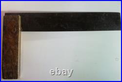 Very Rare Antique Shipwright's Set Square 1880's (Brass & Rosewood)