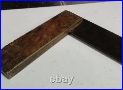 Very Rare Antique Shipwright's Set Square 1880's (Brass & Rosewood)