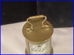 Very Rare Antique Signed Waterbury Round Tall Brass Carriage Clock Must See Nr