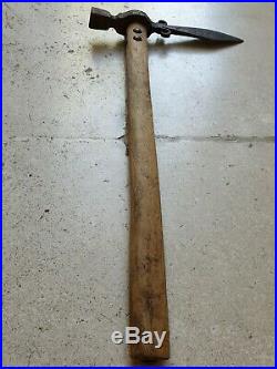 Very Rare Antique Spontoon Tomahawk, mid 19th century from Texas -Indian Wars