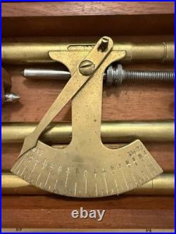 Very Rare Antique Uniflow Steam Engine Pressure Scale Brass Instrument in Box Very Rare Antique Uniflow Steam Engine Pressure Scale Brass Instrument in Box