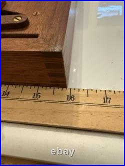 Very Rare Antique Uniflow Steam Engine Pressure Scale Brass Instrument in Box