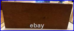 Very Rare Antique Uniflow Steam Engine Pressure Scale Brass Instrument in Box