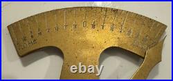 Very Rare Antique Uniflow Steam Engine Pressure Scale Brass Instrument in Box