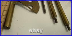Very Rare Antique Uniflow Steam Engine Pressure Scale Brass Instrument in Box