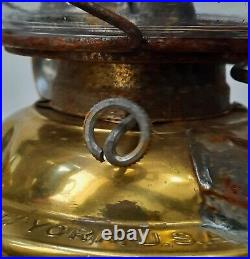 Very Rare Antique Us Lighthouse Service Uslhs Dietz Blizzard No 2 Oil Lantern A+