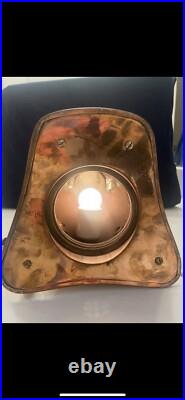 Very Rare Antique Vintage Copper Brass Lamp Replica Of Deep Sea Diver Helmet